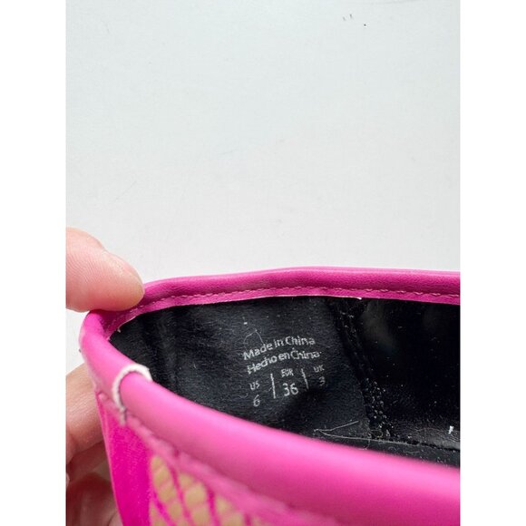 Girls' NWT ALDO Despirito Pink Brocade Crystal Mary Jane Ballet Flats, Size 6 - Picture 14 of 15